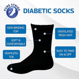 Pure Stride Diabetic Socks Crew Length