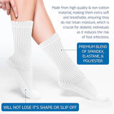 Pure Stride Diabetic Socks Crew Length