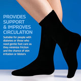 Pure Stride Diabetic Socks Crew Length